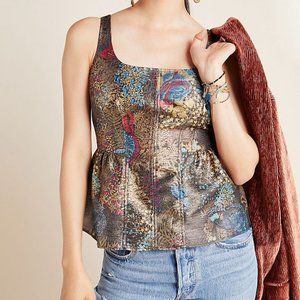 NWT Anthropologie Sallie Peplum Blouse